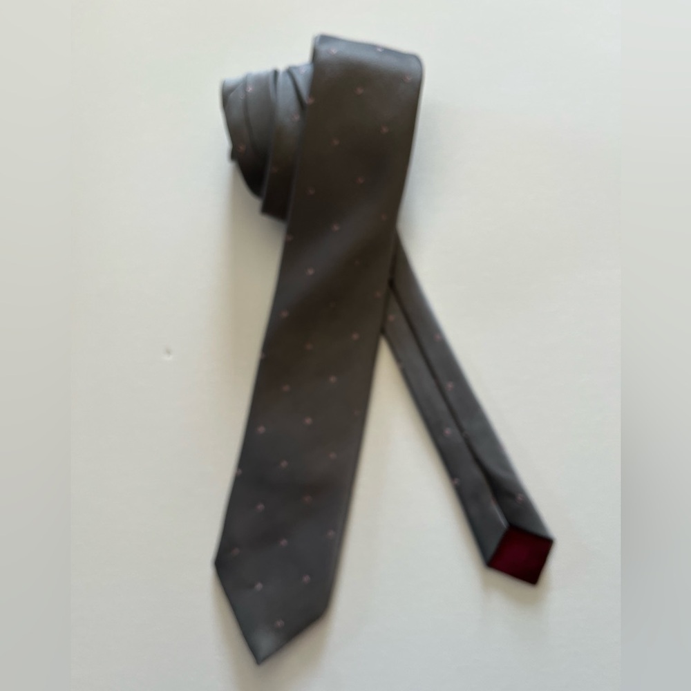 Vintage Elegant Gray Men's Tie by Clipper Craft